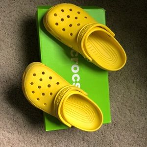 Yellow crocs